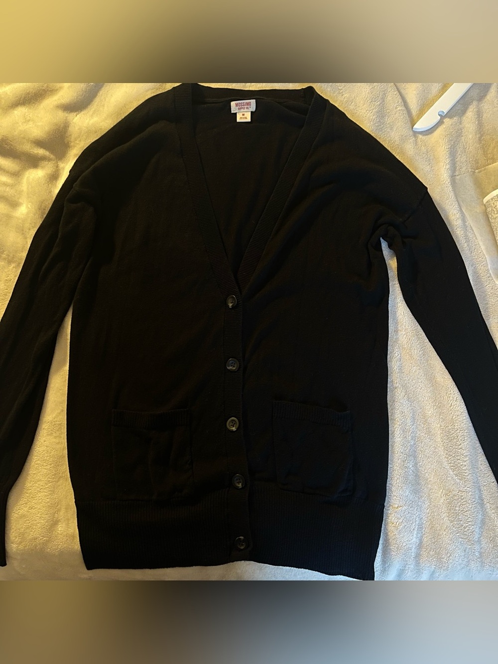 Mossimo Supply Co. Black V‑Neck Button Cardigan